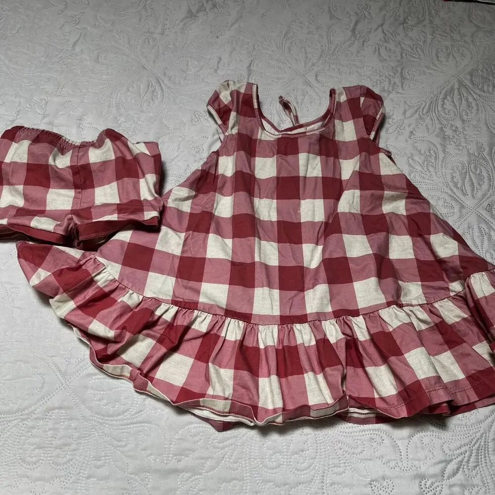 Omi Jo Gingham House Tunic Set Size 6